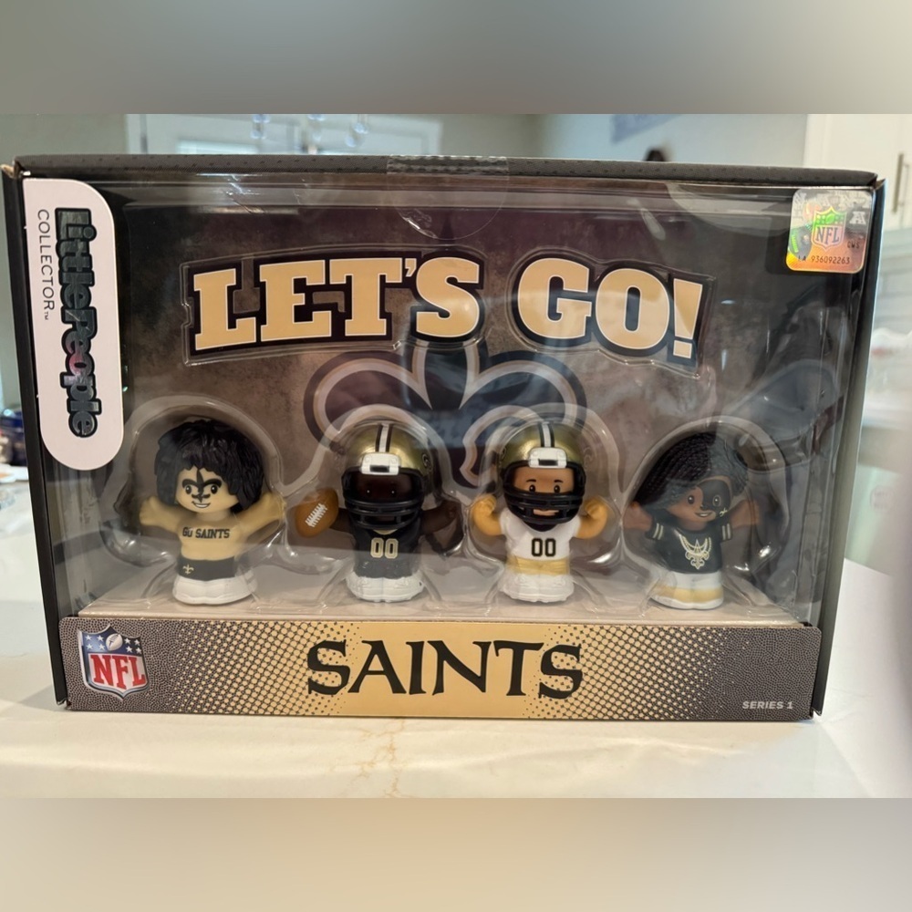 NFL Saints fisherprice Little People collectors play set . New